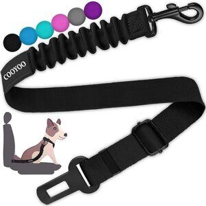 Dog Seat Belt, Durability Retractable Dog Car Harness Adjustable Dog Seat Belt f
